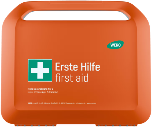 WERO Smart Case, oranger Erste-Hilfe-Koffer der WERO GmbH & Co. KG
